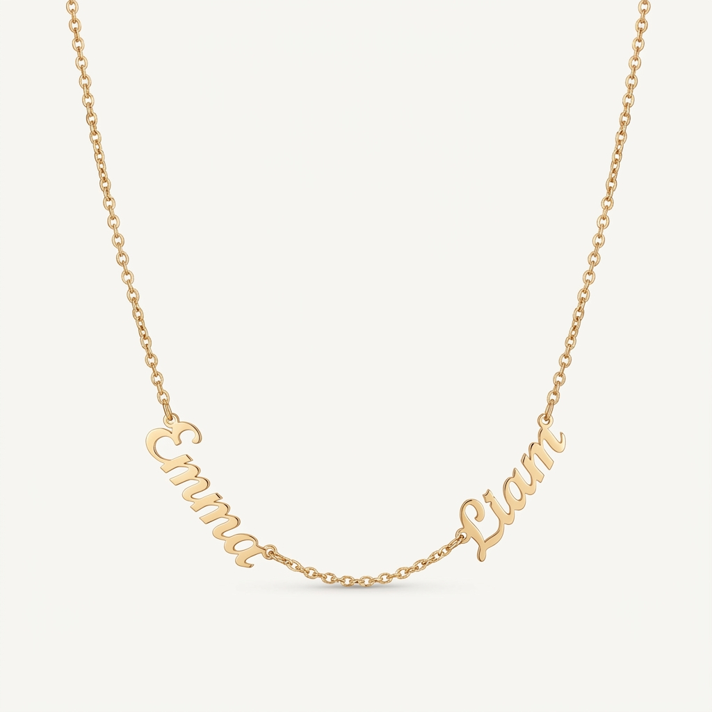 Two-name necklace